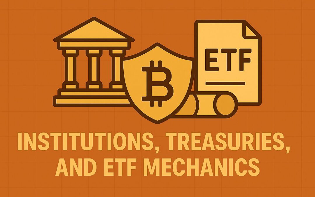Chapter 15: Institutions, Treasuries, and ETF Mechanics