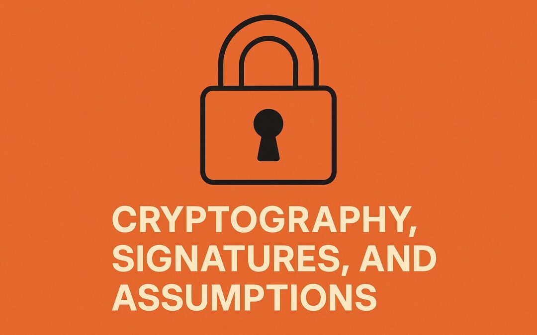 Chapter 4: Cryptography, Signatures, and Assumptions