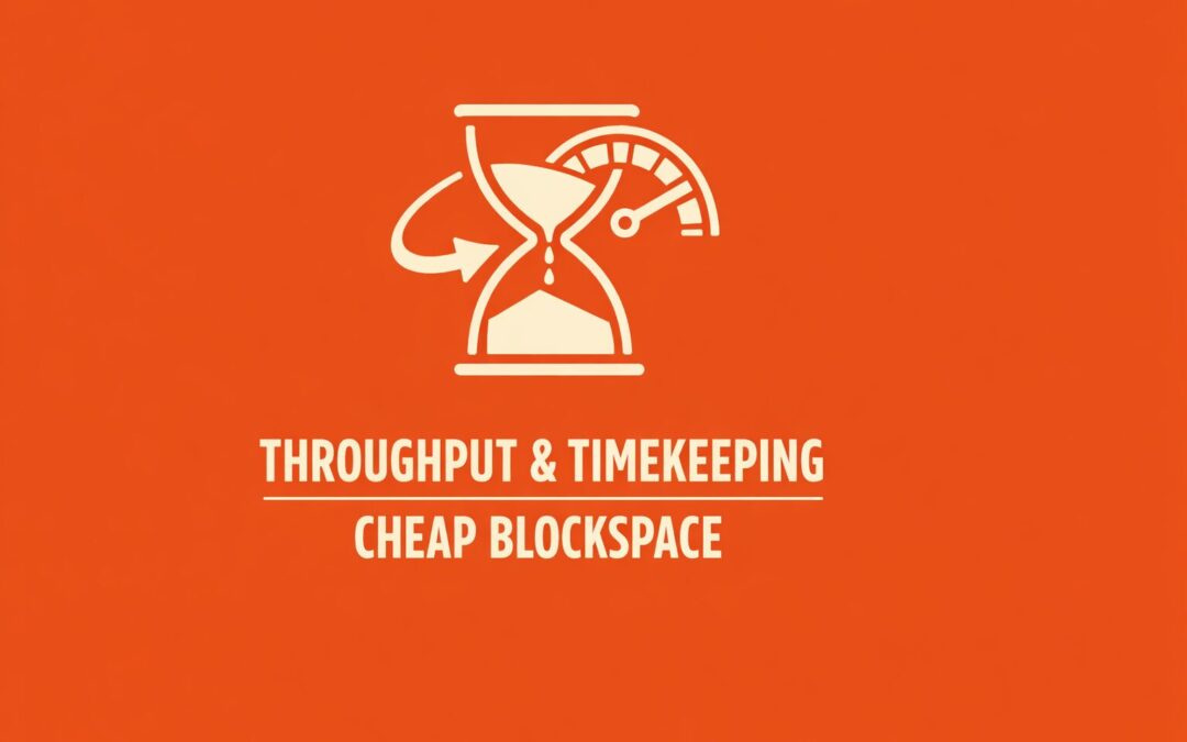 Introduction: Throughput, Timekeeping, and the Stakes of Cheap Blockspace