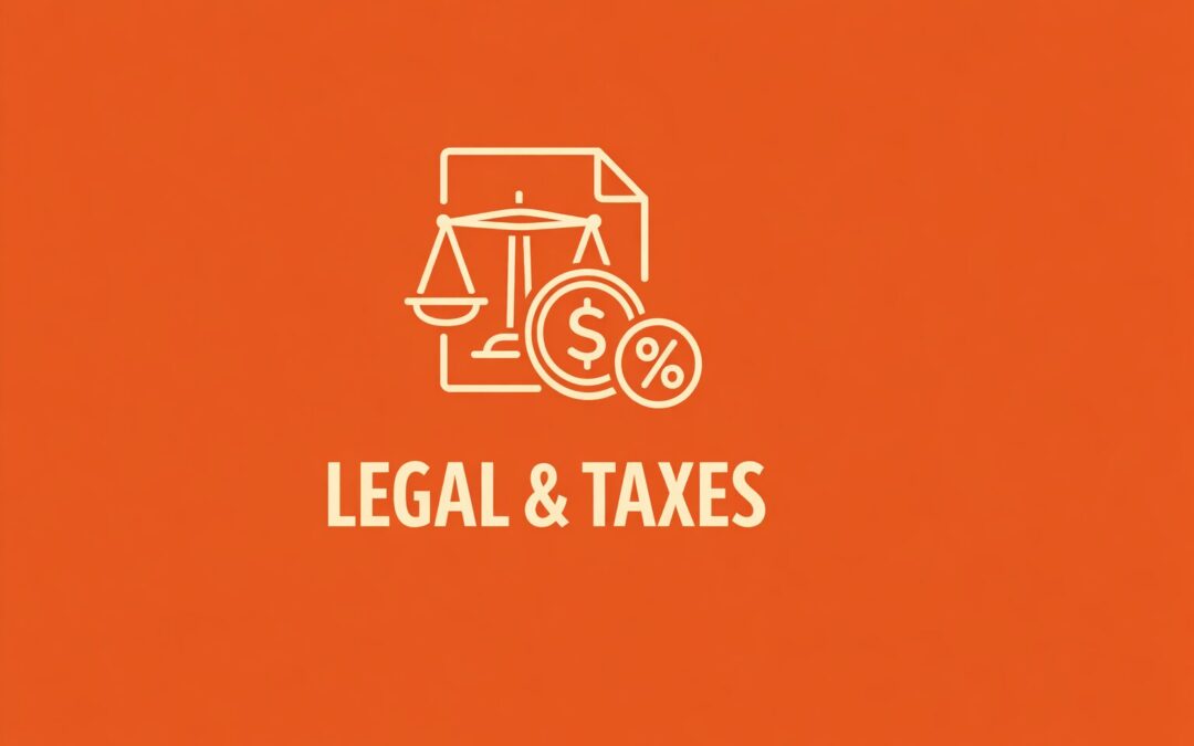 Chapter 17 — Legal Basics, Taxes & Playing It Above Board