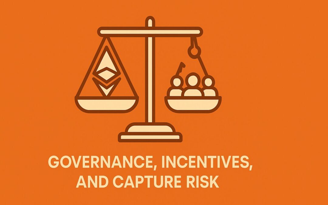 Chapter 8: Governance, Incentives, and Capture Risk